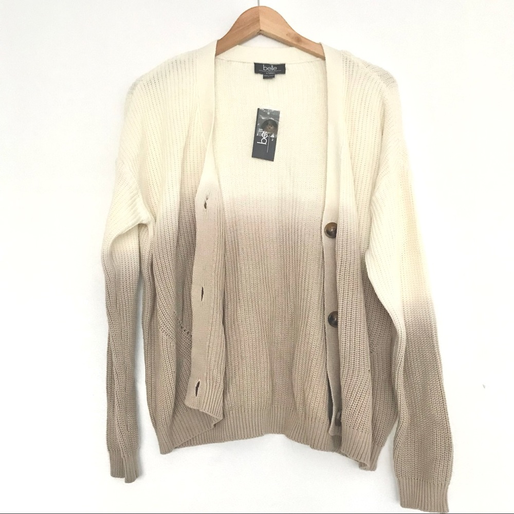 NWT Belle by Belldini Cardigan Sweater